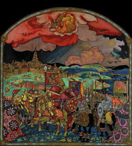 Панно Николая Рериха «Покорение Казани», 1913 или 1914