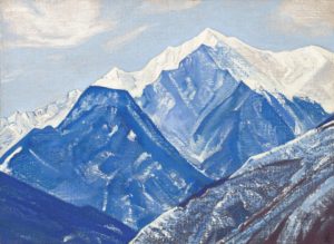 Картина Н.К.Рериха, Белые Гималаи. # 27 1931