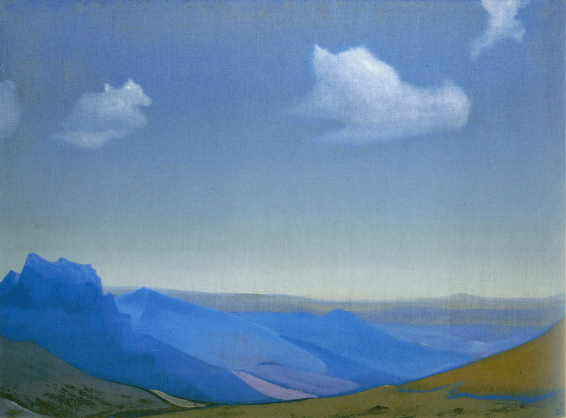 Картина Н.К.Рериха. Наран-Обо. Монголия 1935 (1936?)