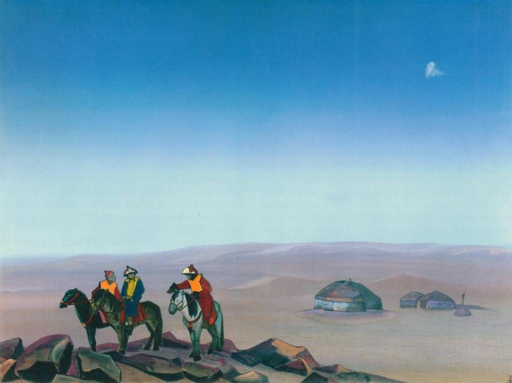 Картина Н.К.Рериха. Монголия I 1938